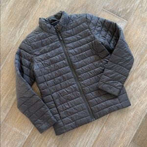 LANDS END Kids Insulated Down Alternative ThermoPlume Jacket in Black (M)